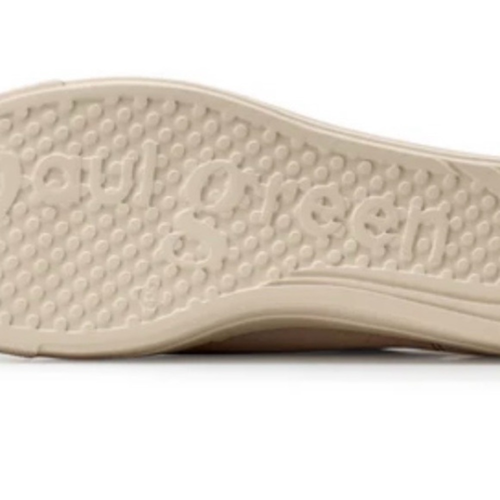 Paul Green Bixby Cashemire (Metallic Beige) Sneakers with Gold Details - Picture 4 of 6